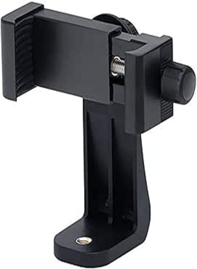 Shahn Camera Stand Clip Bracket Holder Tripod Monopod Mount Adapter for Mobile Phone (Vertical Mobile Holder)